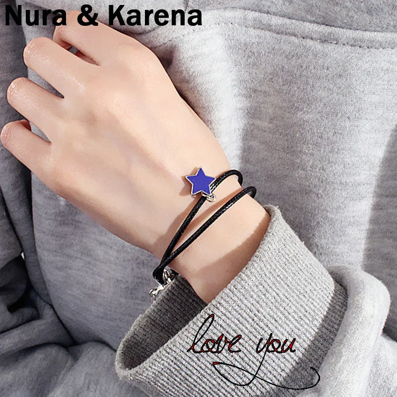 New Fashion Jewelry Small Five-pointed Star Female Bracelet Harajuku Retro Sweet Velvet Ribbon Lace Multi-layer Bracelet QS16
New Fashion Jewelry Small Five-pointed Star Female Bracelet Harajuku Retro Sweet Velvet Ribbon Lace Multi-layer Bracelet QS16