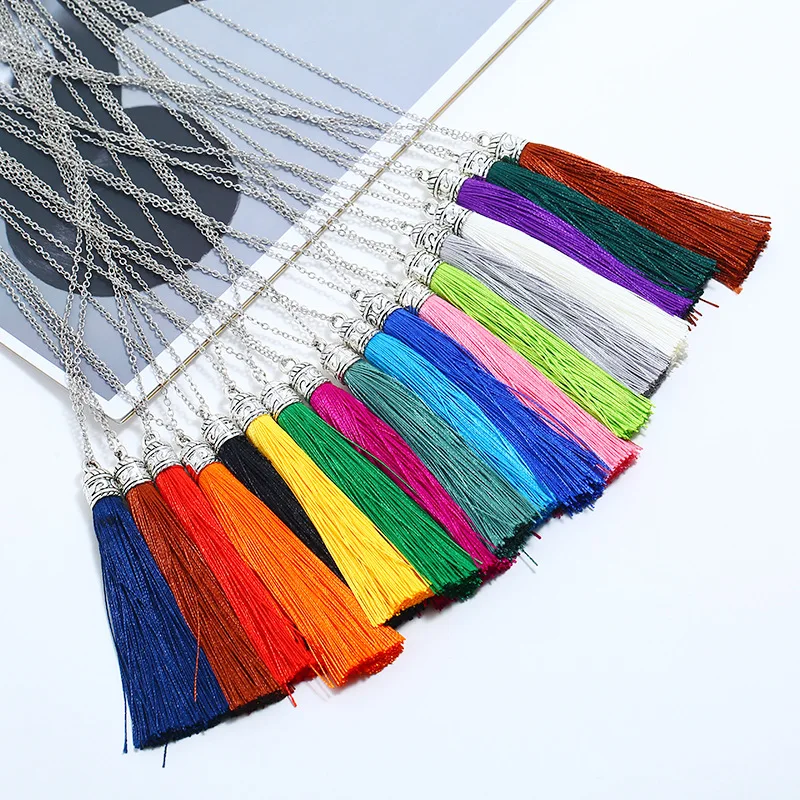 Tassel necklace fashion creative bohemian jewelry long necklace tassel pendant necklace female ornament friendship gift
Tassel necklace fashion creative bohemian jewelry long necklace tassel pendant necklace female ornament friendship gift