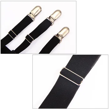 Fashion 2 Pcs Men Shirt Stays Belt with Non-slip Locking Clips Keep Shirt Tucked Leg Thigh Suspender Garters Strap HSJ88
Fashion 2 Pcs Men Shirt Stays Belt with Non-slip Locking Clips Keep Shirt Tucked Leg Thigh Suspender Garters Strap HSJ88