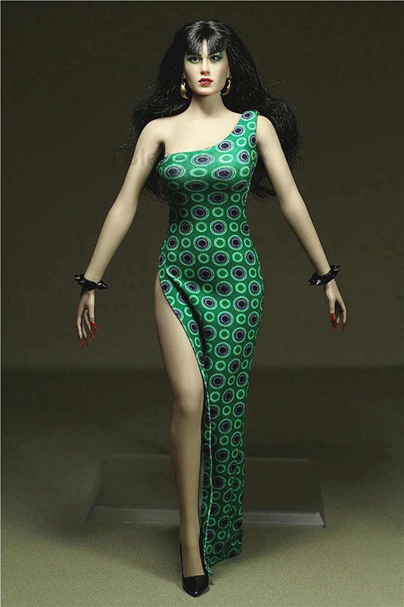 Custom Made 1/6 Scale Single Shoulder Split Skirt Dress for 12inch Phicen Tbleague JIAOUL Action Figure toy
Custom Made 1/6 Scale Single Shoulder Split Skirt Dress for 12inch Phicen Tbleague JIAOUL Action Figure toy