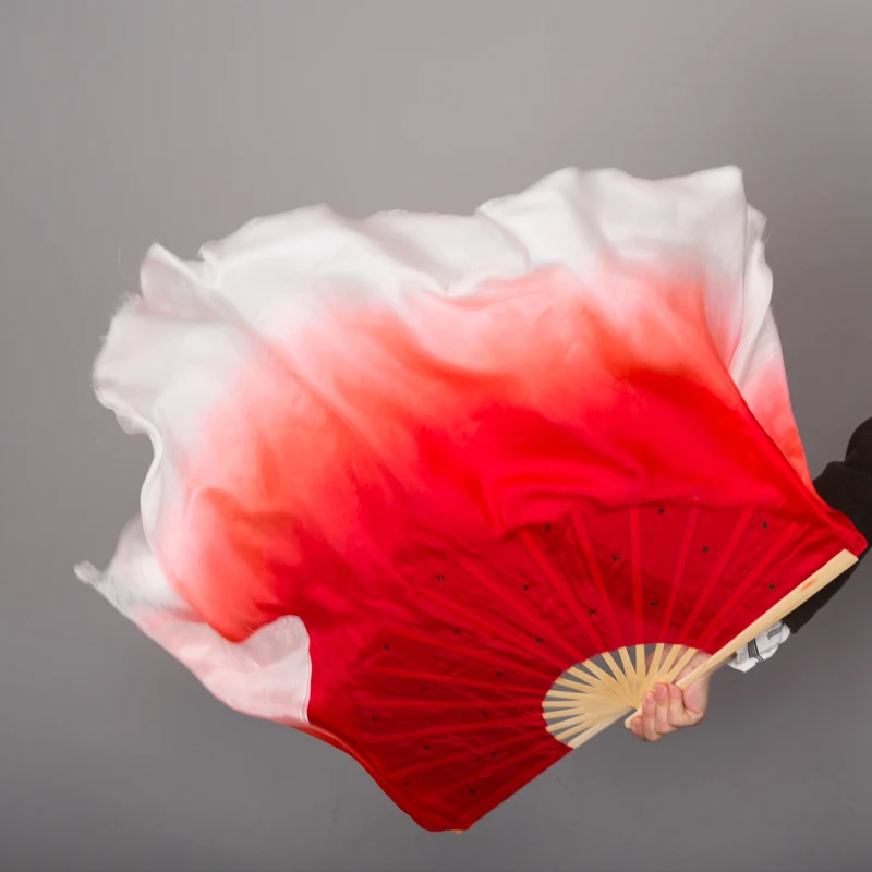 Red White Gradient Belly Dance Silk Fan Veils 1 Pair( 1L+1R) Short Hand Fan 100% Silk 41cm-76cm Length Adults
Red White Gradient Belly Dance Silk Fan Veils 1 Pair( 1L+1R) Short Hand Fan 100% Silk 41cm-76cm Length Adults