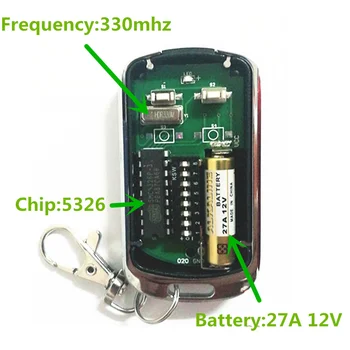 10pcs Malaysia Dip Switch 5326 Remote Controller 330mhz dip switch 5326 remote control free shipping
10pcs Malaysia Dip Switch 5326 Remote Controller 330mhz dip switch 5326 remote control free shipping