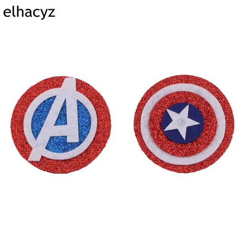 10pcs/lot Glitter 2.4'' American Round Shield Felt Pads 2019 Hot Sale Women Kids Patches Hair Accessories DIY Craft For Girls
10pcs/lot Glitter 2.4'' American Round Shield Felt Pads 2019 Hot Sale Women Kids Patches Hair Accessories DIY Craft For Girls