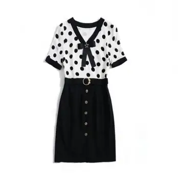 European station 2019 summer new Shenzhen Nanyou female decoration body a skirt high-grade v-neck printed wave dressT3626
European station 2019 summer new Shenzhen Nanyou female decoration body a skirt high-grade v-neck printed wave dressT3626