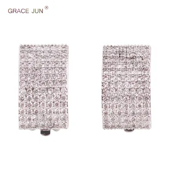 High-grade Inlay Full AAA Cubic Zircon Rectangle Geometric Clip on Earrings for Women Gorgeous No Hole Ear Clip Earrings Bijoux
High-grade Inlay Full AAA Cubic Zircon Rectangle Geometric Clip on Earrings for Women Gorgeous No Hole Ear Clip Earrings Bijoux