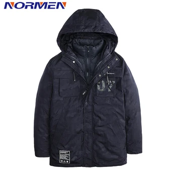 NORMEN Men's Casual 2 In 1 Parkas Solid Hooded Winter Jacket Man Long Padded Overcoat Streetwear Jaqueta Masculina Inverno 
NORMEN Men's Casual 2 In 1 Parkas Solid Hooded Winter Jacket Man Long Padded Overcoat Streetwear Jaqueta Masculina Inverno
