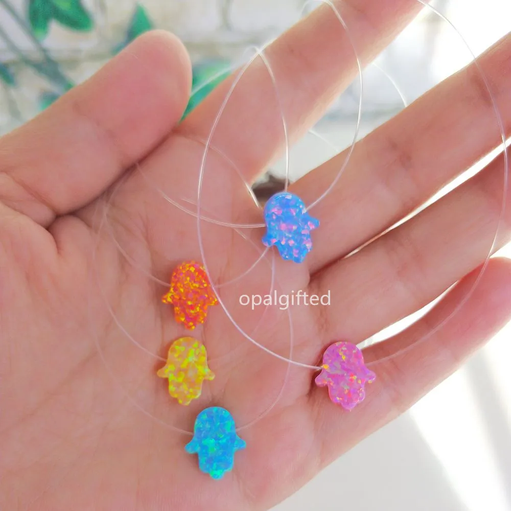 Hot! (1pc/lot)Free Shipping Transparent Nylon Chain mix color Opal Hamsa Necklace Fatima Hand Fire Opal Necklace For Women gift
Hot! (1pc/lot)Free Shipping Transparent Nylon Chain mix color Opal Hamsa Necklace Fatima Hand Fire Opal Necklace For Women gift