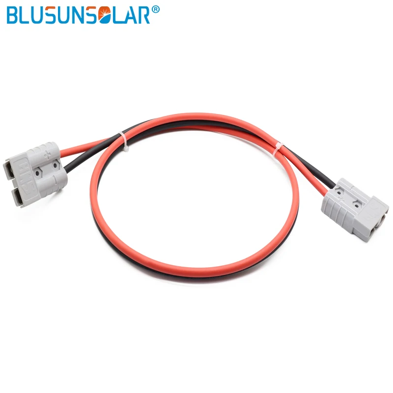 Connector SB50A 600V with 2m 4mm2 red black solar cable connect solar panel and portable battery for folding solar panel
Connector SB50A 600V with 2m 4mm2 red black solar cable connect solar panel and portable battery for folding solar panel