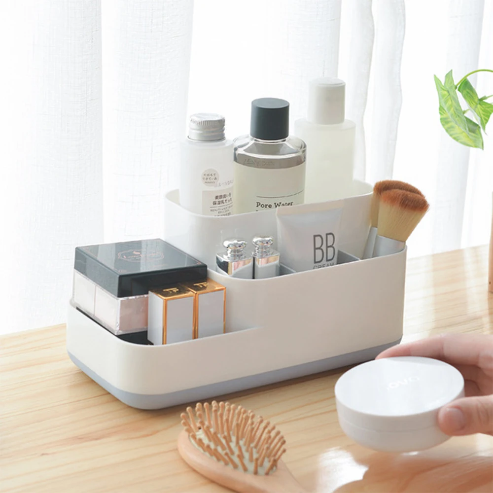 1PC Plastic Makeup Organizer Bathroom Storage Box Cosmetic Organiser Office Desktop Detachable Grid Makeup Jewelry Storage Box
1PC Plastic Makeup Organizer Bathroom Storage Box Cosmetic Organiser Office Desktop Detachable Grid Makeup Jewelry Storage Box