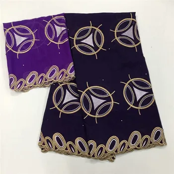 Swiss Voile Lace African Fabric 7 Yards Embroidered High Quality Purple/Gold Cotton Lace in Switzerland with French Lace L229-5
Swiss Voile Lace African Fabric 7 Yards Embroidered High Quality Purple/Gold Cotton Lace in Switzerland with French Lace L229-5
