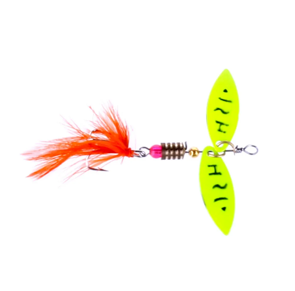1pc 4.5g Double Spoon Lure bait Feather Hooks Fishing Lure Spinnerbait isca artificial metal bait carp Fishing Tackle
1pc 4.5g Double Spoon Lure bait Feather Hooks Fishing Lure Spinnerbait isca artificial metal bait carp Fishing Tackle