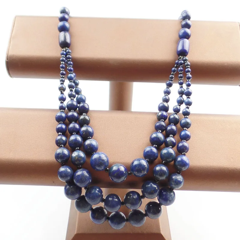 (Min.order 10$ mix) 1Strand Three Floors Lapis Lazuli Round Beads Necklace 18.5 inch SHX1227(Free Shipping)
(Min.order 10$ mix) 1Strand Three Floors Lapis Lazuli Round Beads Necklace 18.5 inch SHX1227(Free Shipping)