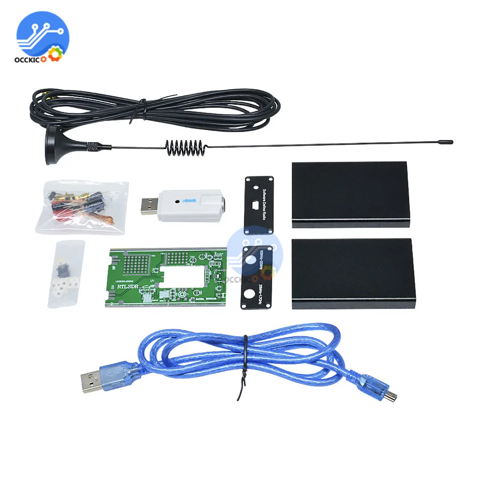 RTL SDR USB Tuner Receiver 100KHz-1.7GHz UV HF RTL2832U+R820T CW FM VHF UHF AM DSB USB Tuner Dongle with Antenna DIY Kit
RTL SDR USB Tuner Receiver 100KHz-1.7GHz UV HF RTL2832U+R820T CW FM VHF UHF AM DSB USB Tuner Dongle with Antenna DIY Kit