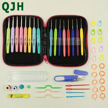 51pcs/set Crochet Hooks Yarn Knitting Needles Sewing Tools Set 16pcs Crochet Hooks with Comfort Soft Rubber Grip Craft Case Set
51pcs/set Crochet Hooks Yarn Knitting Needles Sewing Tools Set 16pcs Crochet Hooks with Comfort Soft Rubber Grip Craft Case Set