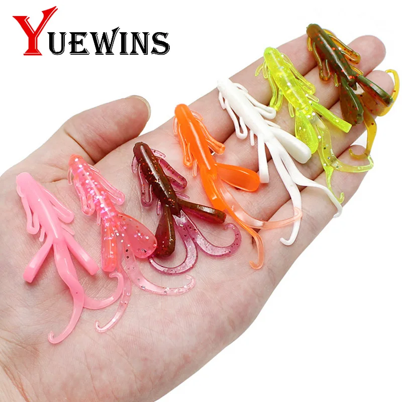 Yuewins 5pcs/lot Crazy Flapper 4.5cm 1.5g Craws Soft Bait for Fishing Soft Lures Shrimp Bass Peche Fish Wobbler Jig Worm QA144
Yuewins 5pcs/lot Crazy Flapper 4.5cm 1.5g Craws Soft Bait for Fishing Soft Lures Shrimp Bass Peche Fish Wobbler Jig Worm QA144