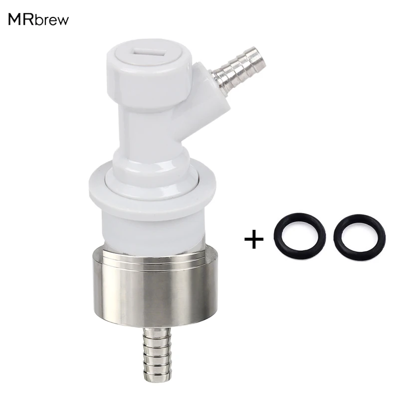 Stainless Carbonation Cap Bottle Filling with 5/16" Barb & Ball Lock Disconnect Type CO2 Coupling To Carbonate Soda Beer Juice
Stainless Carbonation Cap Bottle Filling with 5/16" Barb & Ball Lock Disconnect Type CO2 Coupling To Carbonate Soda Beer Juice