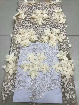 Flower Applique 3D Embroidered French Net Lace Fabric Beaded African India 3D Voile Lace Nigerian Wedding Beads Laces Material
Flower Applique 3D Embroidered French Net Lace Fabric Beaded African India 3D Voile Lace Nigerian Wedding Beads Laces Material
