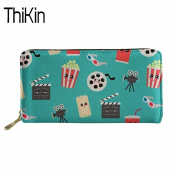THIKIN Women Purses& Wallets Long Zipper Wallets for Girls PU Leather Card Holder Ladies Wallet Clutches Female Movie Money Bag
THIKIN Women Purses& Wallets Long Zipper Wallets for Girls PU Leather Card Holder Ladies Wallet Clutches Female Movie Money Bag