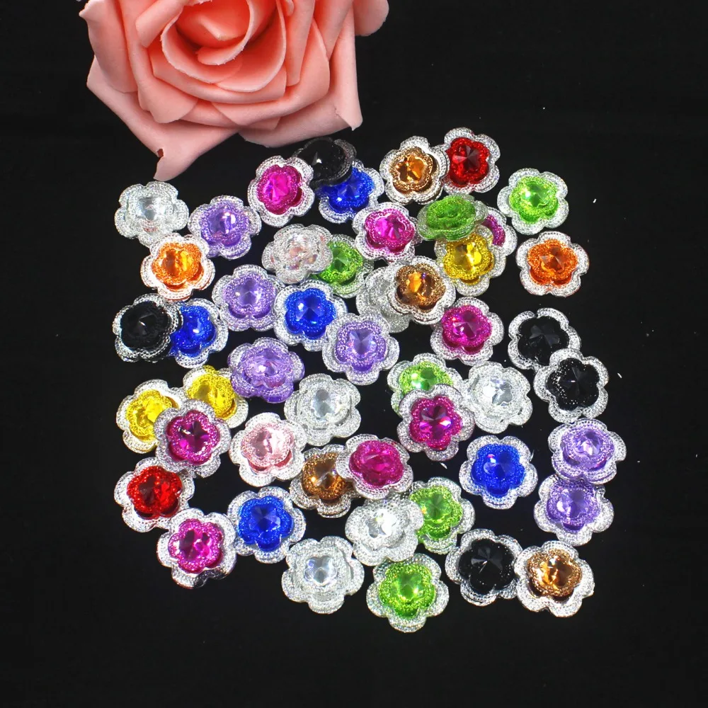 100pcs/lot flat back resin rhinestone flower DIY resin cabochons accessories about 20mm
100pcs/lot flat back resin rhinestone flower DIY resin cabochons accessories about 20mm