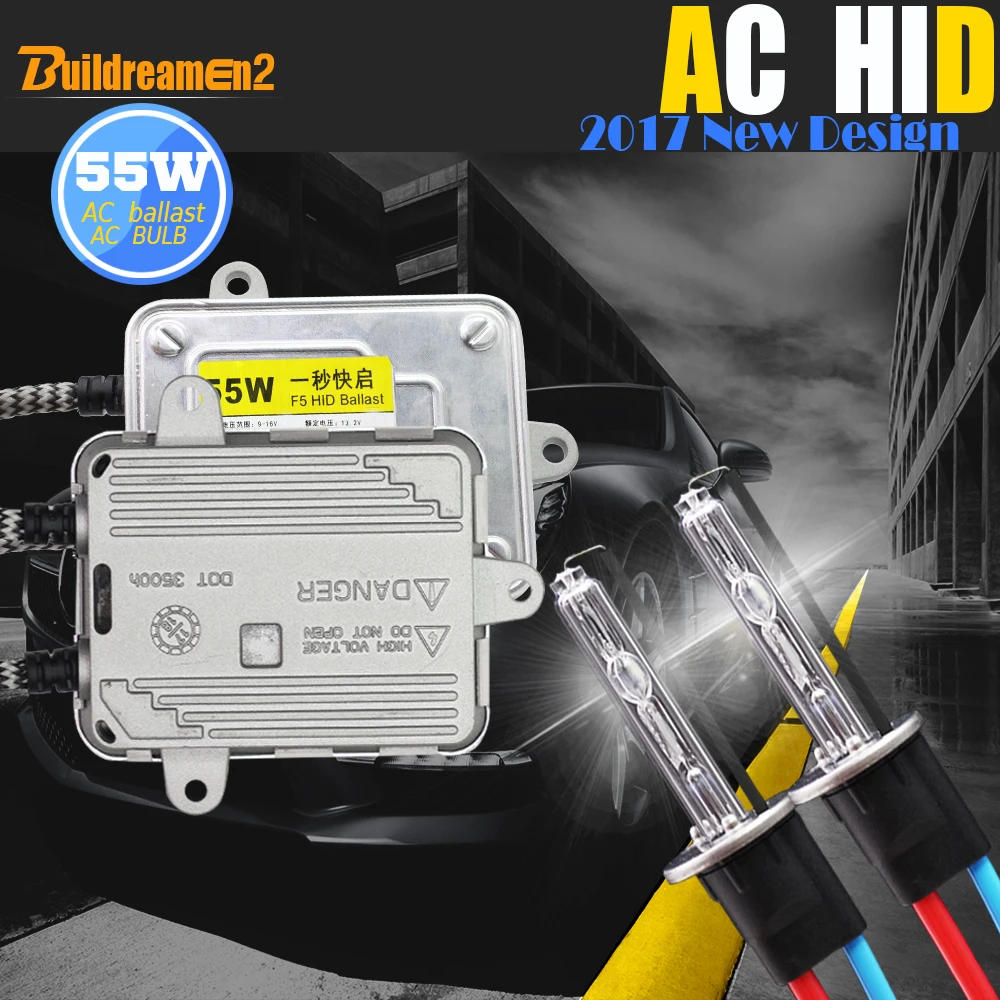 Buildreamen2 9005 9006 881 880 H1 H3 H7 H8 H9 H11 55 Вт автомобильный HID ксеноновый комплект 8000K лампочка
