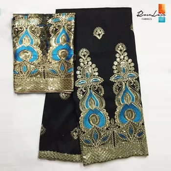 African New Style Black George Fabric With Blouse Nigerian Lady Party Garment Material India Sequins George And Net Lace Fabrics
African New Style Black George Fabric With Blouse Nigerian Lady Party Garment Material India Sequins George And Net Lace Fabrics