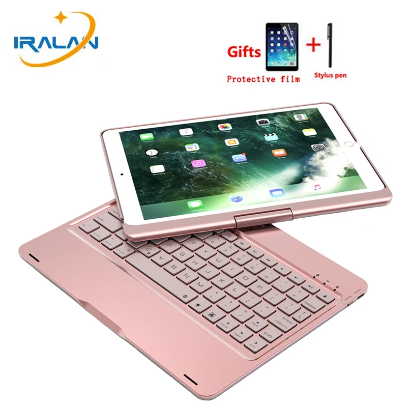For iPad Pro 10.5 Keyboard Case Luxury 360 Rotating for ipad air 3 10.5 inch 2019 Backlight Wireless Bluetooth Cover+pen+film
For iPad Pro 10.5 Keyboard Case Luxury 360 Rotating for ipad air 3 10.5 inch 2019 Backlight Wireless Bluetooth Cover+pen+film