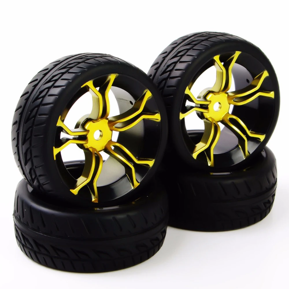 4Pcs Rc Car Tires Rubber Tyre & Wheel Rim For HSP HPI RC 1:10 Flat Racing On Road Car Tires Accessory
4Pcs Rc Car Tires Rubber Tyre & Wheel Rim For HSP HPI RC 1:10 Flat Racing On Road Car Tires Accessory