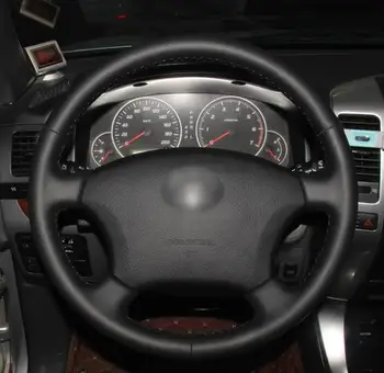 Puou Black Genuine Leather Steering Wheel Cover for Toyota Land Cruiser Prado 120 2004-2009 Land Cruiser 1995-2007 Tacoma Free s
Puou Black Genuine Leather Steering Wheel Cover for Toyota Land Cruiser Prado 120 2004-2009 Land Cruiser 1995-2007 Tacoma Free s