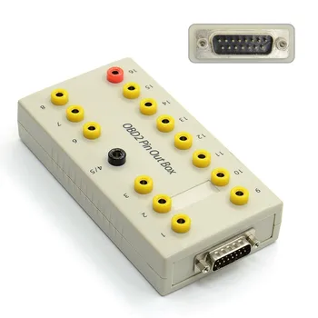 OBD2 Pin Out Box BreakOut Box Tester OBD2 Protocol Diagnostic Connector Break Out Box OBDII Protocol Detector
OBD2 Pin Out Box BreakOut Box Tester OBD2 Protocol Diagnostic Connector Break Out Box OBDII Protocol Detector
