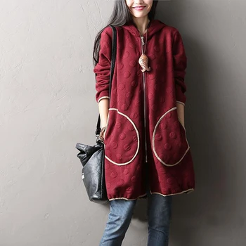 Women Trench Coat Cotton Winter Coat Long Sleeve Thick Women Trench Coat Gray Black Red Color Long Coat with Hooded
Women Trench Coat Cotton Winter Coat Long Sleeve Thick Women Trench Coat Gray Black Red Color Long Coat with Hooded