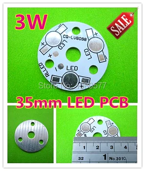 35mm diameter 3W LED Aluminum base plate, 3W high power PCB, LV8098 PCB for DIY a LED lamp
35mm diameter 3W LED Aluminum base plate, 3W high power PCB, LV8098 PCB for DIY a LED lamp