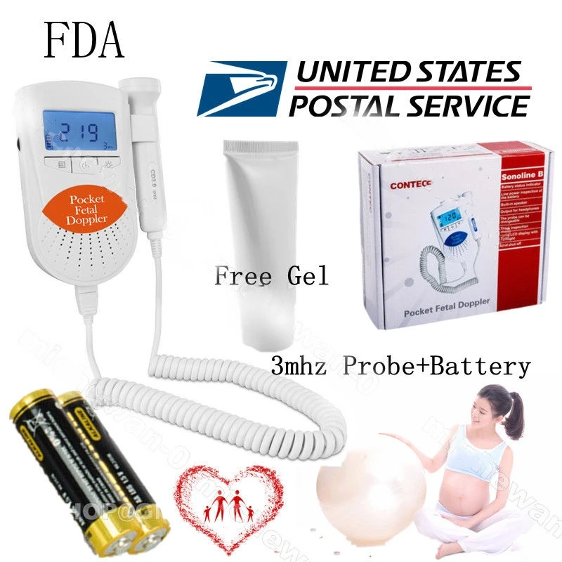 Contec New Fetal Doppler Baby Heart Monitor,Fetal Heart Rate Monitor Sonoline B 3MHZ Probe 
Contec New Fetal Doppler Baby Heart Monitor,Fetal Heart Rate Monitor Sonoline B 3MHZ Probe