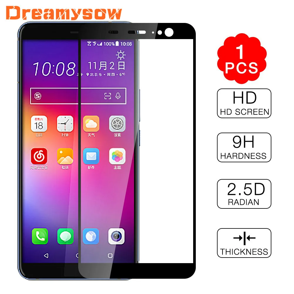 Dreamysow Black Full Cover Tempered Glass For HTC U11 Plus 6.0" Screen Protector Front Film For HTC U11 5.5 inch For U 11 Plus
Dreamysow Black Full Cover Tempered Glass For HTC U11 Plus 6.0" Screen Protector Front Film For HTC U11 5.5 inch For U 11 Plus