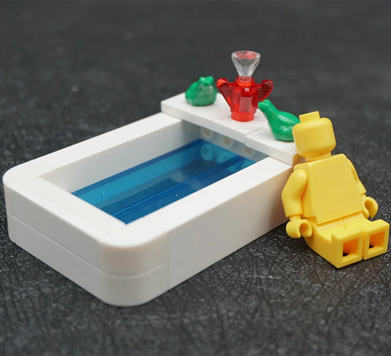 1 Set Bathroom Bathtub Block Figure Accessories Bricks DIY Furniture Building Blocks DIY Gift Toys For Children X246
1 Set Bathroom Bathtub Block Figure Accessories Bricks DIY Furniture Building Blocks DIY Gift Toys For Children X246