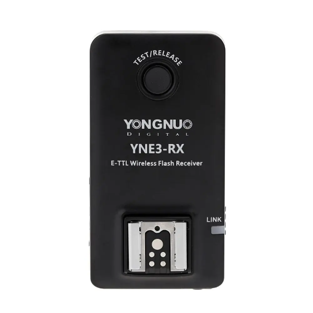 YONGNUO E-TTL YNE3-RX Wireless Remote Flash Receiver for YN-E3-RT/YN600EX-RT/ST-E3-RT/600EX-RT 
YONGNUO E-TTL YNE3-RX Wireless Remote Flash Receiver for YN-E3-RT/YN600EX-RT/ST-E3-RT/600EX-RT