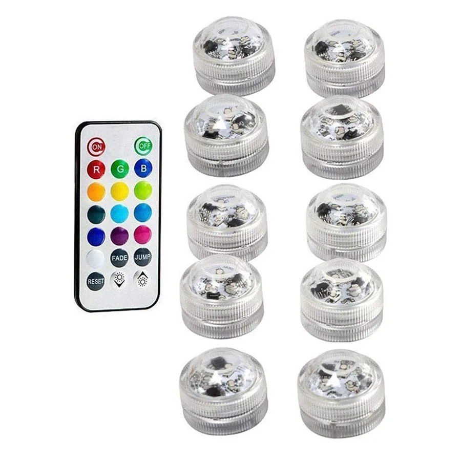 Waterproof Battery Operated Multi Color Submersible LED Underwater Light for Fish Tank Pond Swimming Pool Wedding Party
Waterproof Battery Operated Multi Color Submersible LED Underwater Light for Fish Tank Pond Swimming Pool Wedding Party