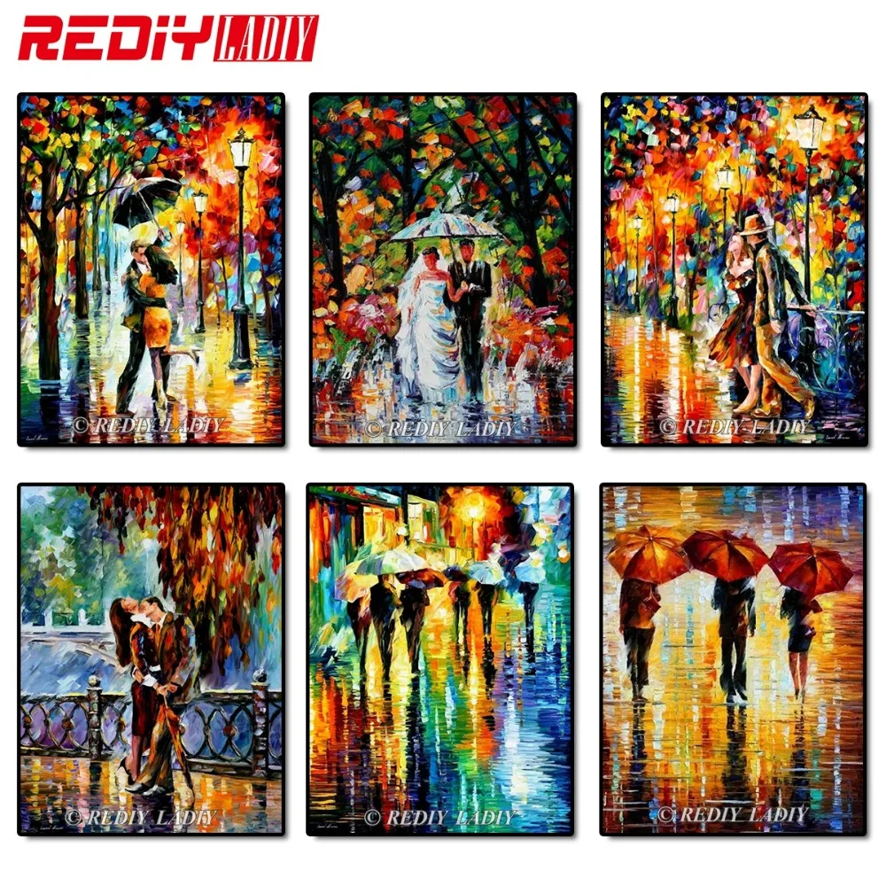 REDIY LADIY Diamond Mosaic Kiss in the Rain Diamond Painting Cross Stitch Kit Diamonds Embroidery Square Drill Home Decoration
REDIY LADIY Diamond Mosaic Kiss in the Rain Diamond Painting Cross Stitch Kit Diamonds Embroidery Square Drill Home Decoration