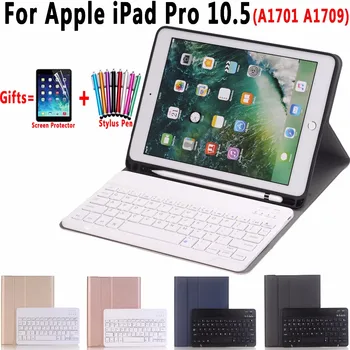 Slim Wireless Bluetooth Keyboard with Pencil Slot Case Cover for Apple iPad Pro 10.5 inch 2017 A1701 A1709 Coque Capa Funda
Slim Wireless Bluetooth Keyboard with Pencil Slot Case Cover for Apple iPad Pro 10.5 inch 2017 A1701 A1709 Coque Capa Funda