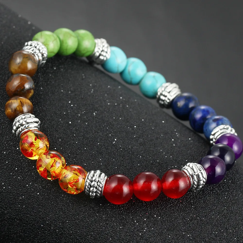 DIEZI New Men Women 7 Chakra Bracelets Bangle Colors Mixed Healing Crystals Stone Chakra Pray Mala Bracelet Jewelry
DIEZI New Men Women 7 Chakra Bracelets Bangle Colors Mixed Healing Crystals Stone Chakra Pray Mala Bracelet Jewelry