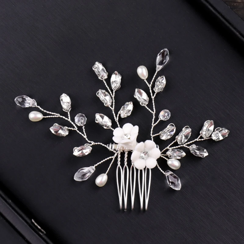 Bride Comb Women Flower Jewelry Handmade Accessories Wedding Elegant Headpieces
Bride Comb Women Flower Jewelry Handmade Accessories Wedding Elegant Headpieces