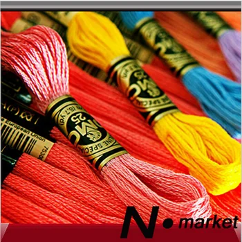 Random Color 200 PCS / Lot Colorful Cross Stitch Embroidery Thread 8 Meters CXC Similar DMC Thread
Random Color 200 PCS / Lot Colorful Cross Stitch Embroidery Thread 8 Meters CXC Similar DMC Thread