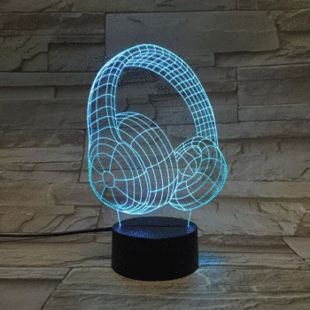 USB 3D LED Night Light Headset Lampara Multicolor RGB Boys Child Kids Baby Gifts earphone Atmosphere Table Lamp Bedside neon
USB 3D LED Night Light Headset Lampara Multicolor RGB Boys Child Kids Baby Gifts earphone Atmosphere Table Lamp Bedside neon