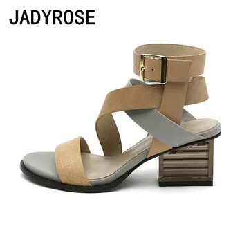 Apricot Leather Women Sandals Gladiator Ankle Strap Casual Beach Summer Shoes 6cm Square Transparent High Heels Sandalias Mujer
Apricot Leather Women Sandals Gladiator Ankle Strap Casual Beach Summer Shoes 6cm Square Transparent High Heels Sandalias Mujer