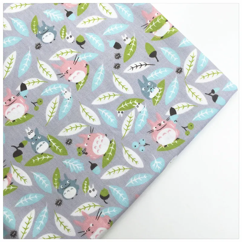Syunss,100%Cotton Twill Fabric Gray Totoro Printed Patchwork DIY Handmade Quilting Curtain Cloth Textile Material Sewing Tissue
Syunss,100%Cotton Twill Fabric Gray Totoro Printed Patchwork DIY Handmade Quilting Curtain Cloth Textile Material Sewing Tissue