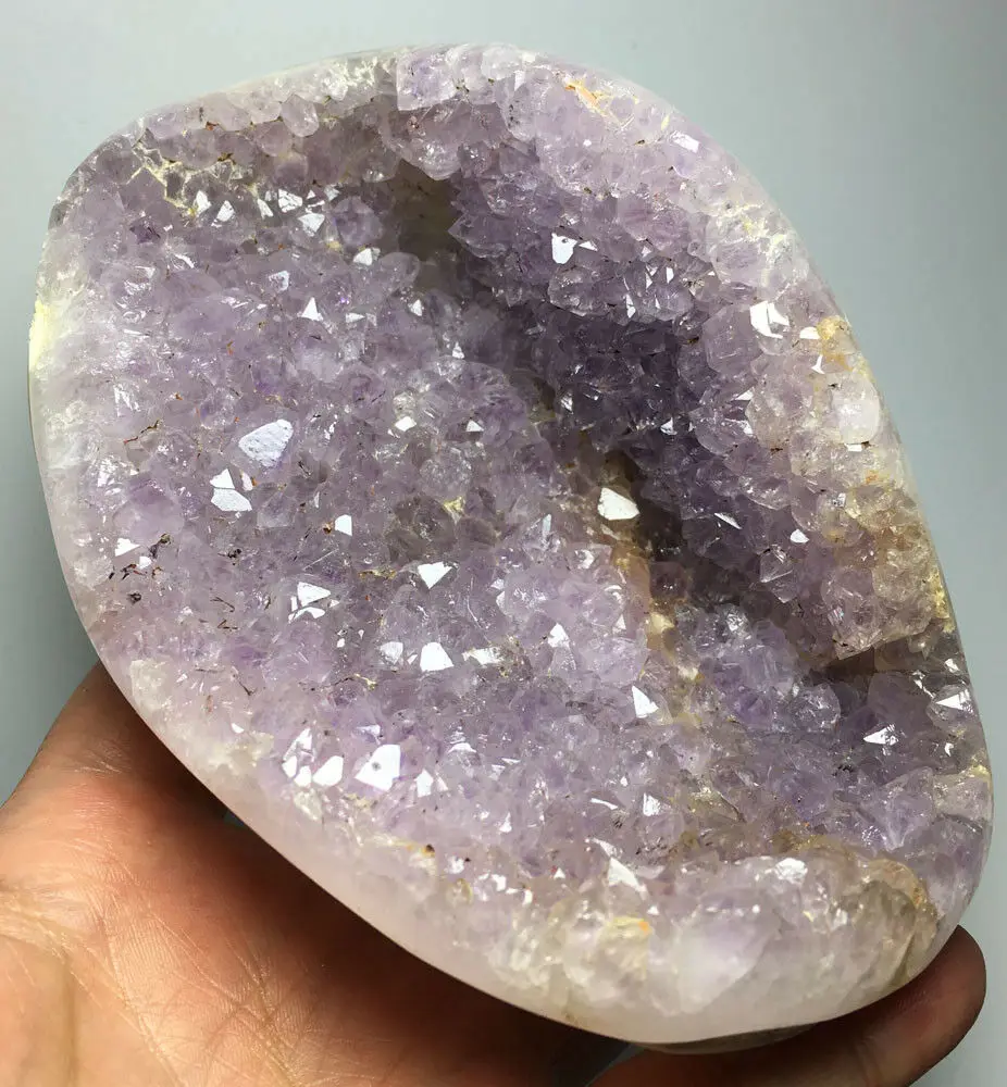 747g Agate Geode! NATURAL Purple CARNELIAN CRYSTAL QUARTZ Geode Agate stones Mineral specimen islamic gifts
747g Agate Geode! NATURAL Purple CARNELIAN CRYSTAL QUARTZ Geode Agate stones Mineral specimen islamic gifts