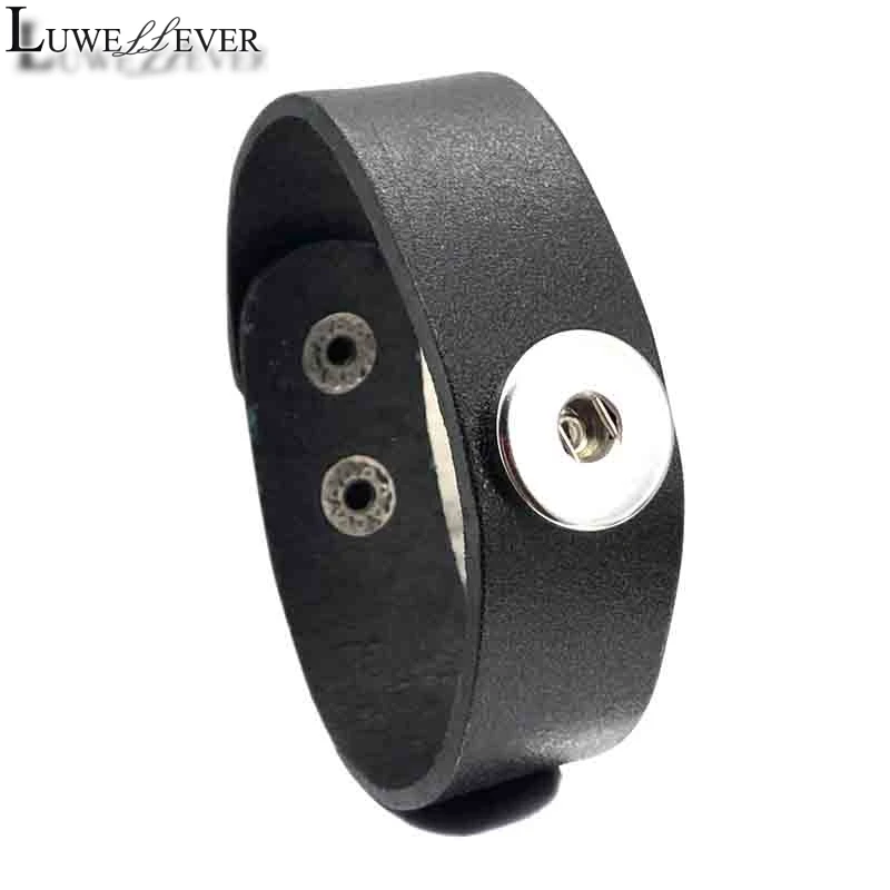 Hot Punk 150 Interchangeable Really Genuine Leather Retro Bracelet 18mm Snap Button Bangle Charm Jewelry For Women Men Gift
Hot Punk 150 Interchangeable Really Genuine Leather Retro Bracelet 18mm Snap Button Bangle Charm Jewelry For Women Men Gift