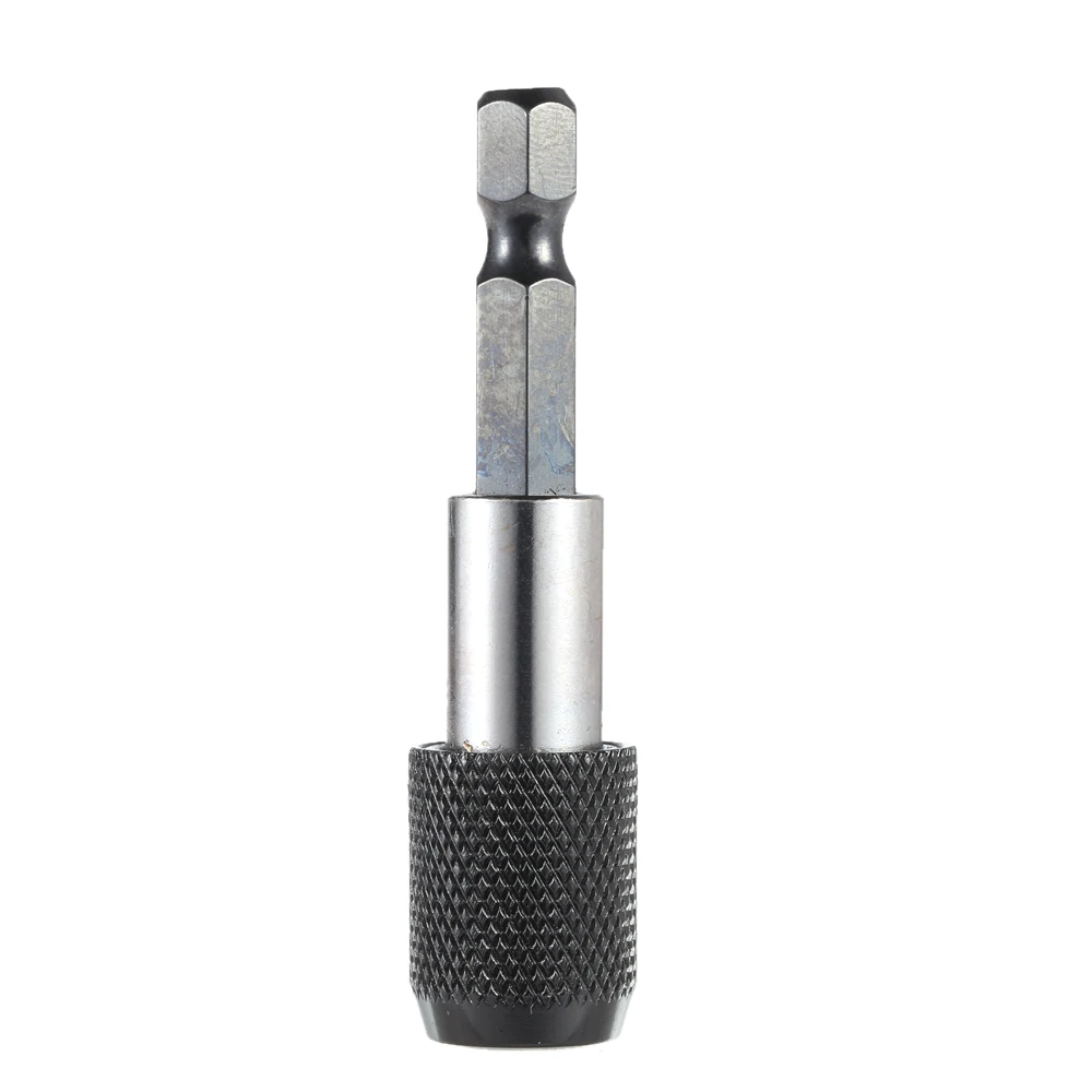 60mm 1/4" Hex Shank Quick Release Handle Screwdriver Bit Holder Extension Rod Magnetic Bit Tip Holder Hex Bit Drill Chuck
60mm 1/4" Hex Shank Quick Release Handle Screwdriver Bit Holder Extension Rod Magnetic Bit Tip Holder Hex Bit Drill Chuck