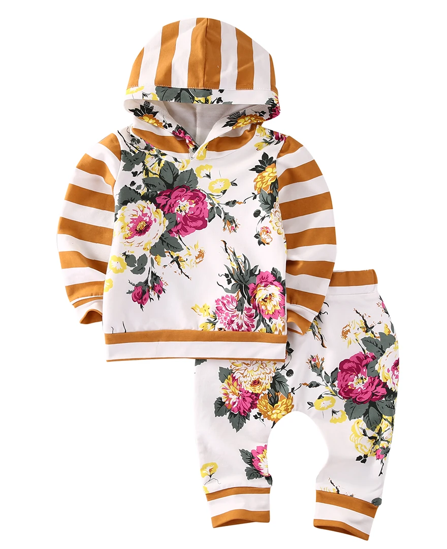 Floral Girls Autumn Set Newborn Infant Baby Girl Clothes Warm Hooded Sweatshirt+Pants Leggings 2pcs Outfits Clothes
Floral Girls Autumn Set Newborn Infant Baby Girl Clothes Warm Hooded Sweatshirt+Pants Leggings 2pcs Outfits Clothes