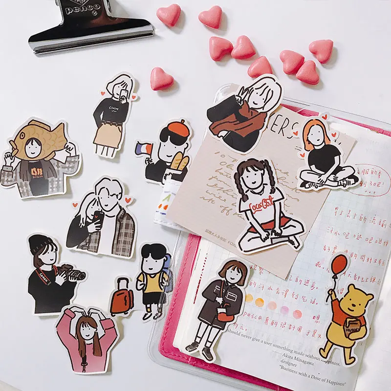 12Pcs/Pack Lovely Girl Travel Daily Stickers DIY Craft Scrapbooking Album Journal Planner Decorative Stickers Package
12Pcs/Pack Lovely Girl Travel Daily Stickers DIY Craft Scrapbooking Album Journal Planner Decorative Stickers Package