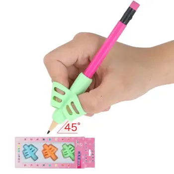 3pc Magic Grip Pencil Help Beginner Writing Silicone Toys Baby Double Thumb Posture Correction Pen Tool Student Education
3pc Magic Grip Pencil Help Beginner Writing Silicone Toys Baby Double Thumb Posture Correction Pen Tool Student Education